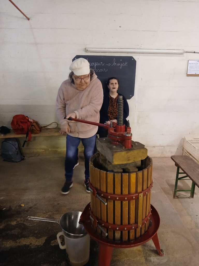 création du jus de pomme