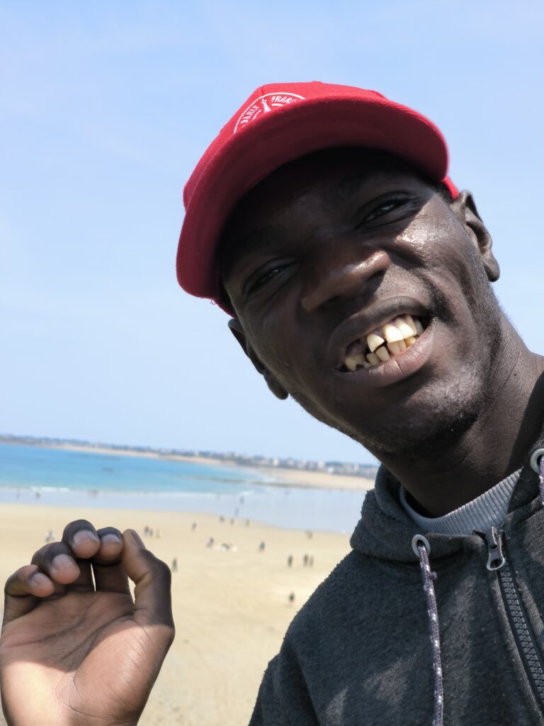 personne qui sourit
