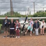 photo de groupe à Parrot World