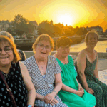 photo de groupe lors d'un transfert en normandie