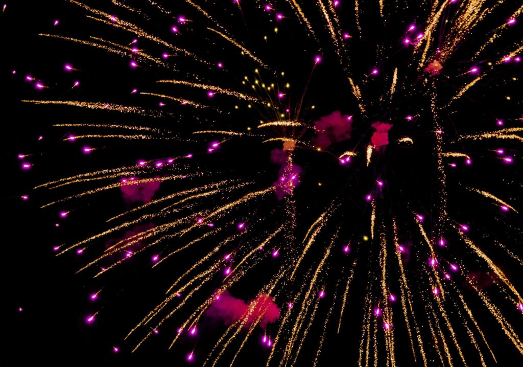 feux d'artifices