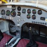 Poste de pilotage d'un avion