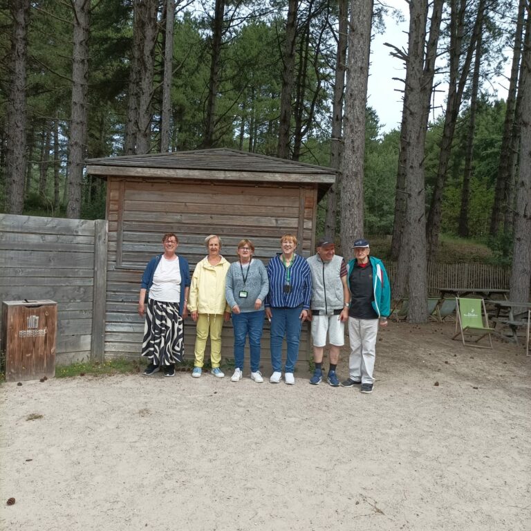 groupe de personne au parc marquenterre
